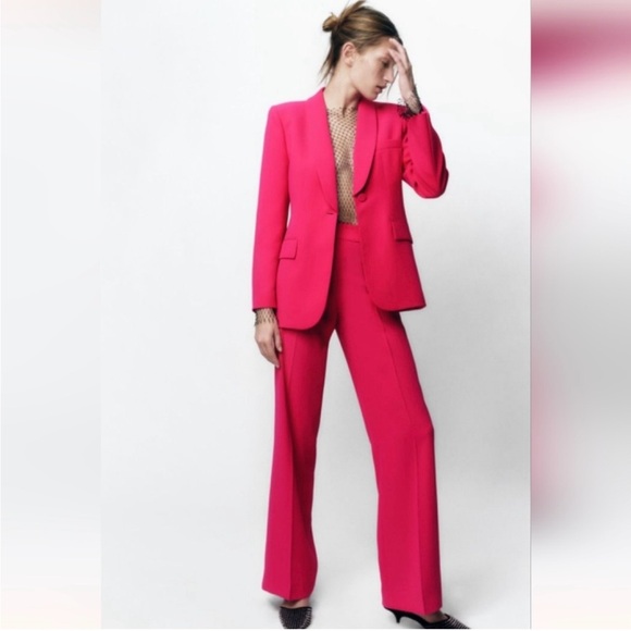 Zara Hot Pink Suit - Picture 2 of 11